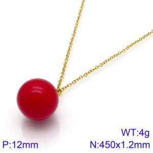 Shell Pearl Necklaces - KN88991-K