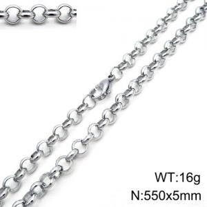Stainless Steel Necklace - KN89061-Z