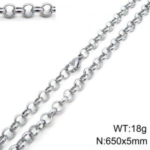 Stainless Steel Necklace - KN89063-Z