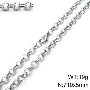 Stainless Steel Necklace - KN89064-Z