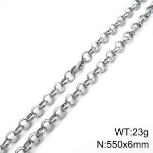 Stainless Steel Necklace - KN89067-Z