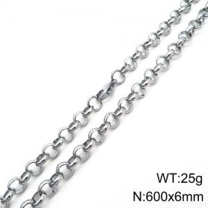Stainless Steel Necklace - KN89068-Z