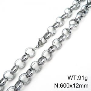 Stainless Steel Necklace - KN89080-Z