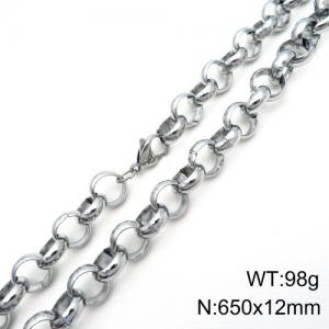 Stainless Steel Necklace - KN89081-Z