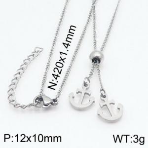 Stainless Steel Necklace - KN89452-MN