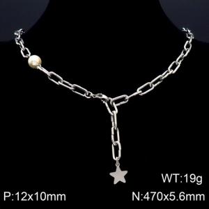 Stainless Steel Necklace - KN89570-KFC