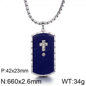 Stainless Steel Necklace - KN89626-KPD