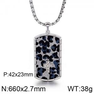 Stainless Steel Necklace - KN89759-KPD