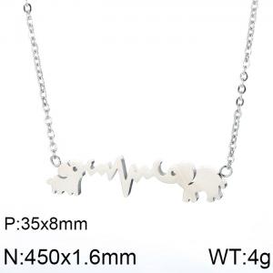 Stainless Steel Necklace - KN90012-KFC