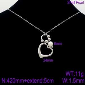 Stainless Steel Necklace - KN90091-Z