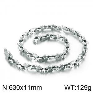 Stainless Steel Necklace - KN90262-KFC