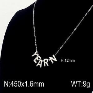 Stainless Steel Necklace - KN90423-Z