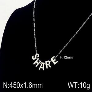 Stainless Steel Necklace - KN90425-Z