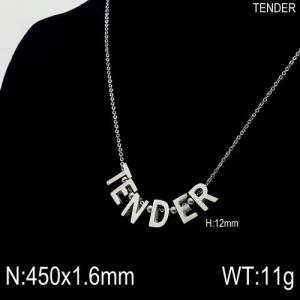 Stainless Steel Necklace - KN90431-Z