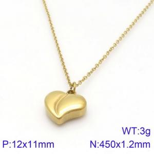 SS Gold-Plating Necklace - KN91174-KFC