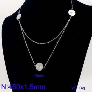Stainless Steel Necklace - KN91486-Z