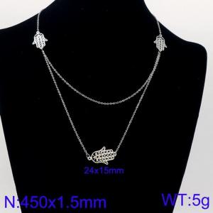 Stainless Steel Necklace - KN91487-Z