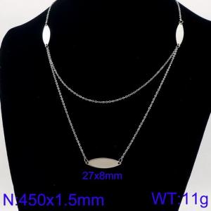Stainless Steel Necklace - KN91491-Z