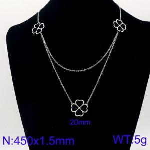 Stainless Steel Necklace - KN91493-Z
