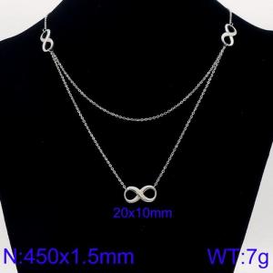 Stainless Steel Necklace - KN91494-Z