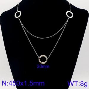 Stainless Steel Necklace - KN91495-Z