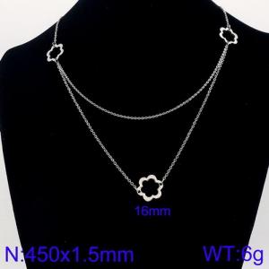 Stainless Steel Necklace - KN91496-Z