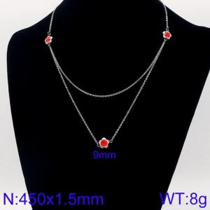 Stainless Steel Necklace - KN91498-Z