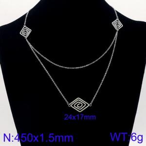 Stainless Steel Necklace - KN91504-Z