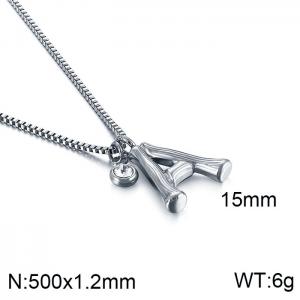 Stainless Steel Necklace - KN91730-KFC
