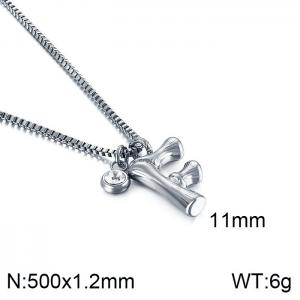 Stainless Steel Necklace - KN91735-KFC