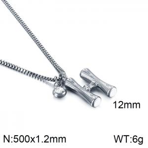 Stainless Steel Necklace - KN91737-KFC