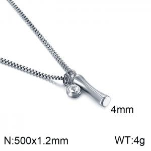 Stainless Steel Necklace - KN91738-KFC