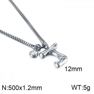Stainless Steel Necklace - KN91739-KFC