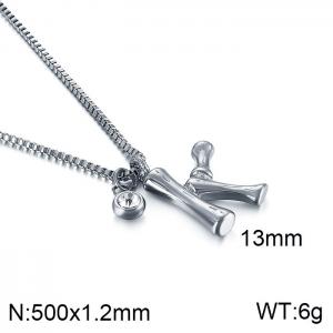 Stainless Steel Necklace - KN91740-KFC