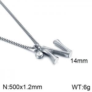 Stainless Steel Necklace - KN91742-KFC