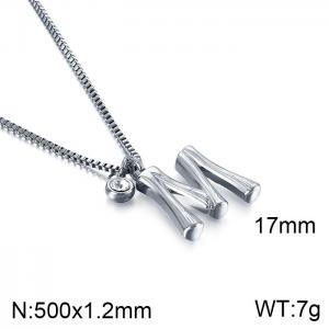 Stainless Steel Necklace - KN91743-KFC
