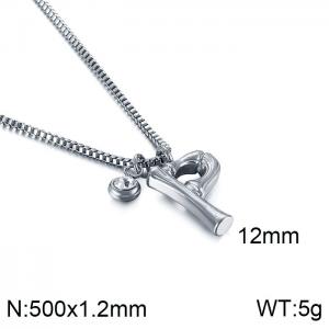 Stainless Steel Necklace - KN91745-KFC
