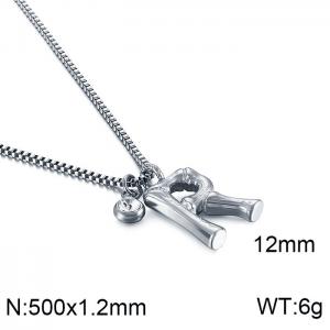 Stainless Steel Necklace - KN91747-KFC