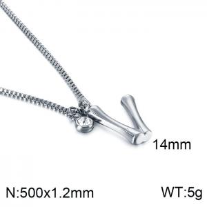 Stainless Steel Necklace - KN91751-KFC