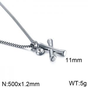 Stainless Steel Necklace - KN91753-KFC