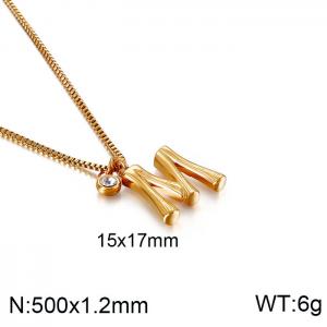 SS Gold-Plating Necklace - KN91794-KFC