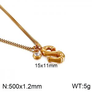 SS Gold-Plating Necklace - KN91800-KFC