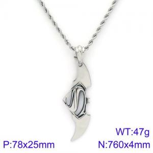 Stainless Steel Necklace - KN91819-BD