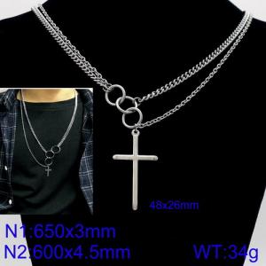 Stainless Steel Necklace - KN92847-Z