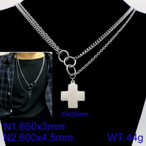 Stainless Steel Necklace - KN92851-Z