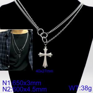 Stainless Steel Necklace - KN92856-Z