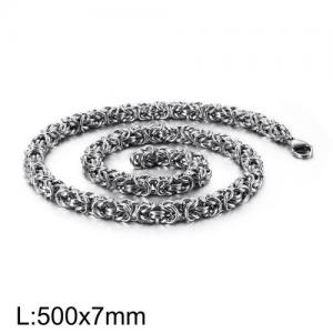 Stainless Steel Necklace - KN93420-Z