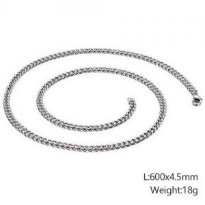 Stainless Steel Necklace - KN93476-Z