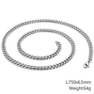 Stainless Steel Necklace - KN93479-Z