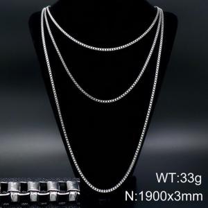 Stainless Steel Necklace - KN93517-Z